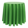 Basic Poly Round Tablecloth - Kelly