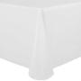 Basic Poly Banquet Tablecloth - White