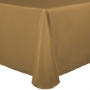 Basic Poly Banquet Tablecloth - Toast