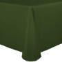 Basic Poly Banquet Tablecloth - Moss
