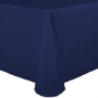 Basic Poly Banquet Tablecloth - Navy