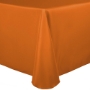 Basic Poly Banquet Tablecloth - Orange