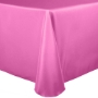 Basic Poly Banquet Tablecloth - Neon Pink
