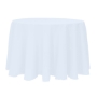 Basic Poly Round Tablecloth - Ice Blue