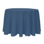 Basic Poly Round Tablecloth - Wedgewood