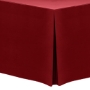Cherry Red, Basic Poly Fitted Tablecloths