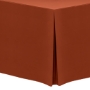 Burnt Orange, Basic Poly Fitted Tablecloths