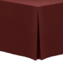 Terracotta, Basic Poly Fitted Tablecloths
