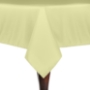 Basic Poly Square Tablecloth - Maize