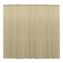 Basic Polyester Tan Backdrop Drape