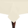 Spun Poly Square Tablecloth - Ivory