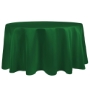 Emerald, Duchess Matte Satin Round Tablecloth