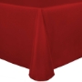 Red, Duchess Matte Satin Banquet Tablecloth