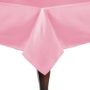 Peppermint Pink, Duchess Matte Satin Square Tablecloth
