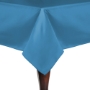 Turquoise, Duchess Matte Satin Square Tablecloth