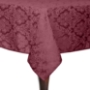 Red, Saxony Damask Square Tablecloth
