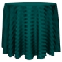 Poly Stripe Round Tablecloth - Teal