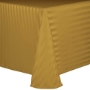Poly Stripe Banquet Tablecloth - Gold