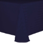 Poly Stripe Banquet Tablecloth - Navy