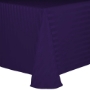 Poly Stripe Banquet Tablecloth - Purple