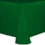 Poly Stripe Banquet Tablecloth -  Emerald