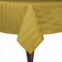 Poly Stripe Square Tablecloth - Gold