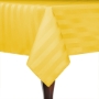 Poly Stripe Square Tablecloth - Goldenrod