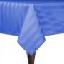Poly Stripe Square Tablecloth - Periwinkle