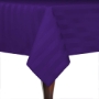 Poly Stripe Square Tablecloth - Purple