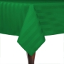 Poly Stripe Square Tablecloth - Emerald