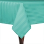 Poly Stripe Square Tablecloth - Caribbean