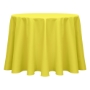 Lemon, Twill Round Tablecloth