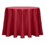 Red, Twill Round Tablecloth