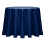 Navy, Twill Round Tablecloth