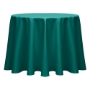 Teal, Twill Round Tablecloth