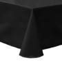 Black, Twill Banquet Tablecloth
