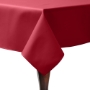 Red, Twill Square Tablecloth