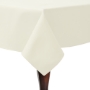 Ivory, Twill Square Tablecloth