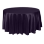 Purple, Fandango Herringbone Weave Round Tablecloth