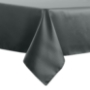 Charcoal, Fandango Herringbone Weave Square Tablecloth