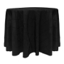Bombay Pintuck Taffeta  Round Tablecloth - Black