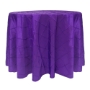 Bombay Pintuck Taffeta  Round Tablecloth - Purple