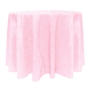 Bombay Pintuck Taffeta  Round Tablecloth - Bubble gum