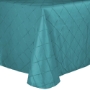 Bombay Pintuck Taffeta  Banquet Tablecloth - Turquoise