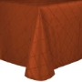 Bombay Pintuck Taffeta  Banquet Tablecloth - Persimmon