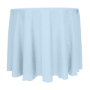 Ice Blue - Majestic Reversible Dupioni-Satin Round Tablecloth 