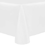 Majestic Reversible Dupioni-Satin  Banquet Tablecloth - White