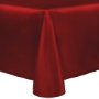 Holiday Red  - Majestic Reversible Dupioni-Satin  Banquet Tablecloth 