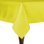 Lemon - Majestic Reversible Dupioni-Satin Round Tablecloth 