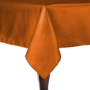 Orange - Majestic Reversible Dupioni-Satin Round Tablecloth 